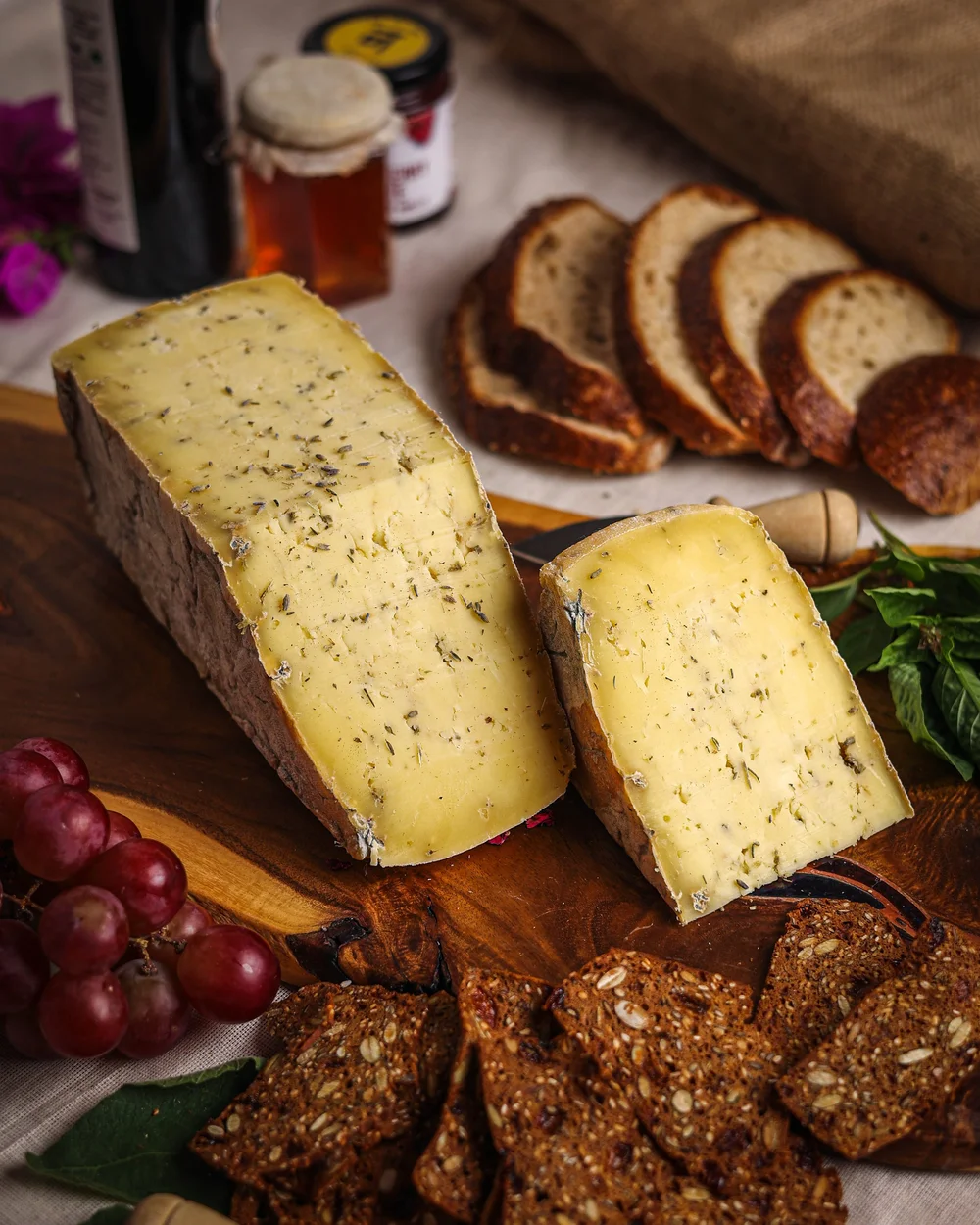 Award-winning lavender infused Cheddar